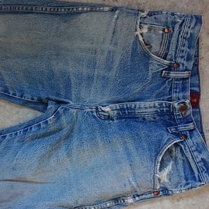 Wrangler Jeans - well worn -distressed men's 31x34